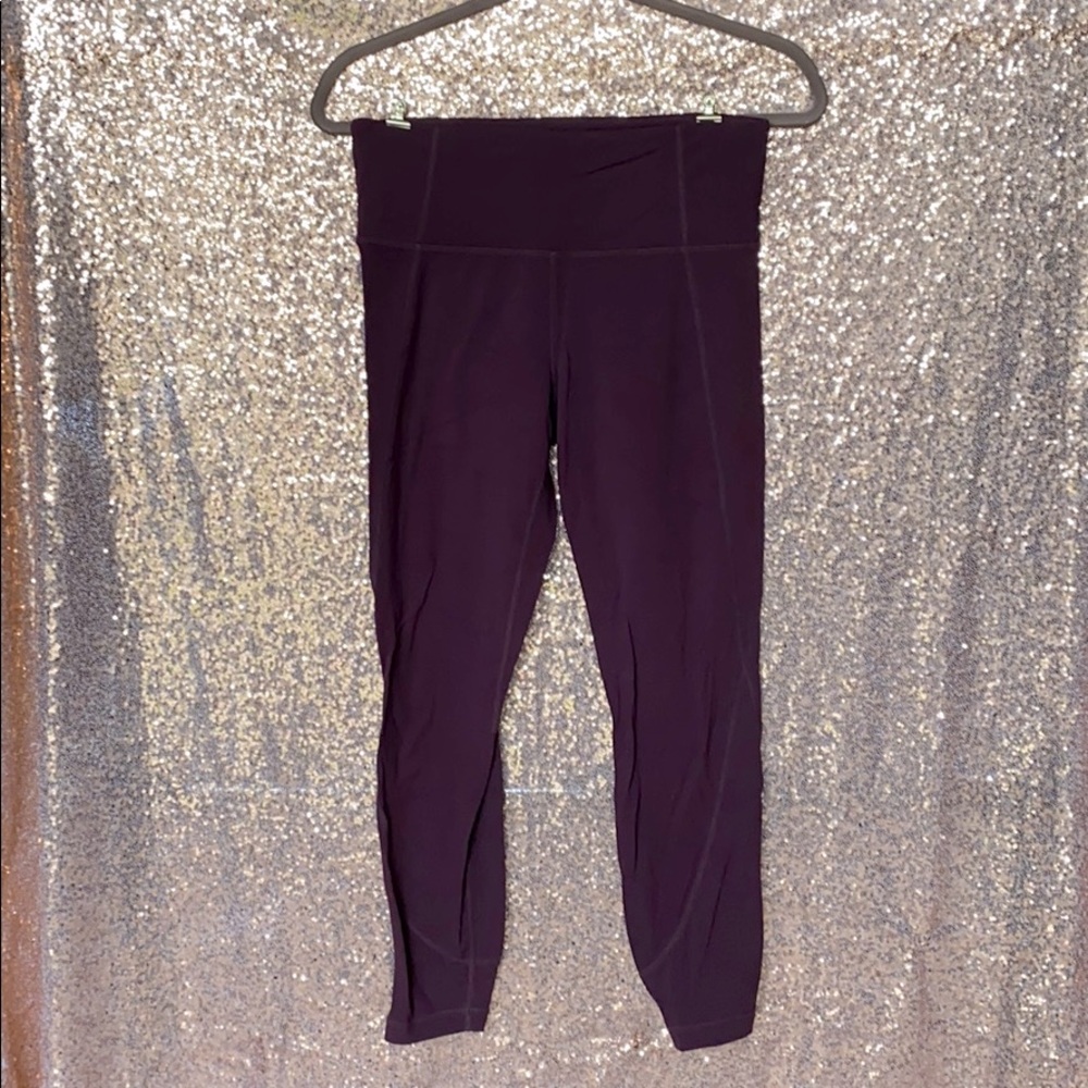 Maroon Athleta Leggings